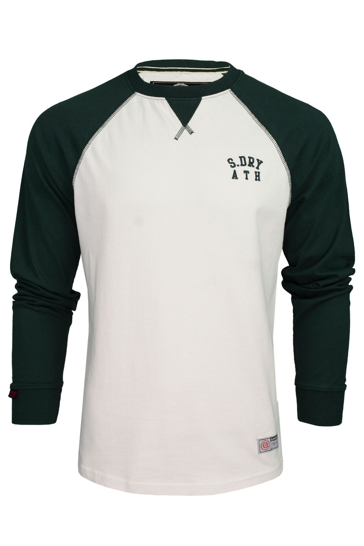 Superdry Mens 'Vintage Athletic Baseball Top' Long Sleeve T-Shirt