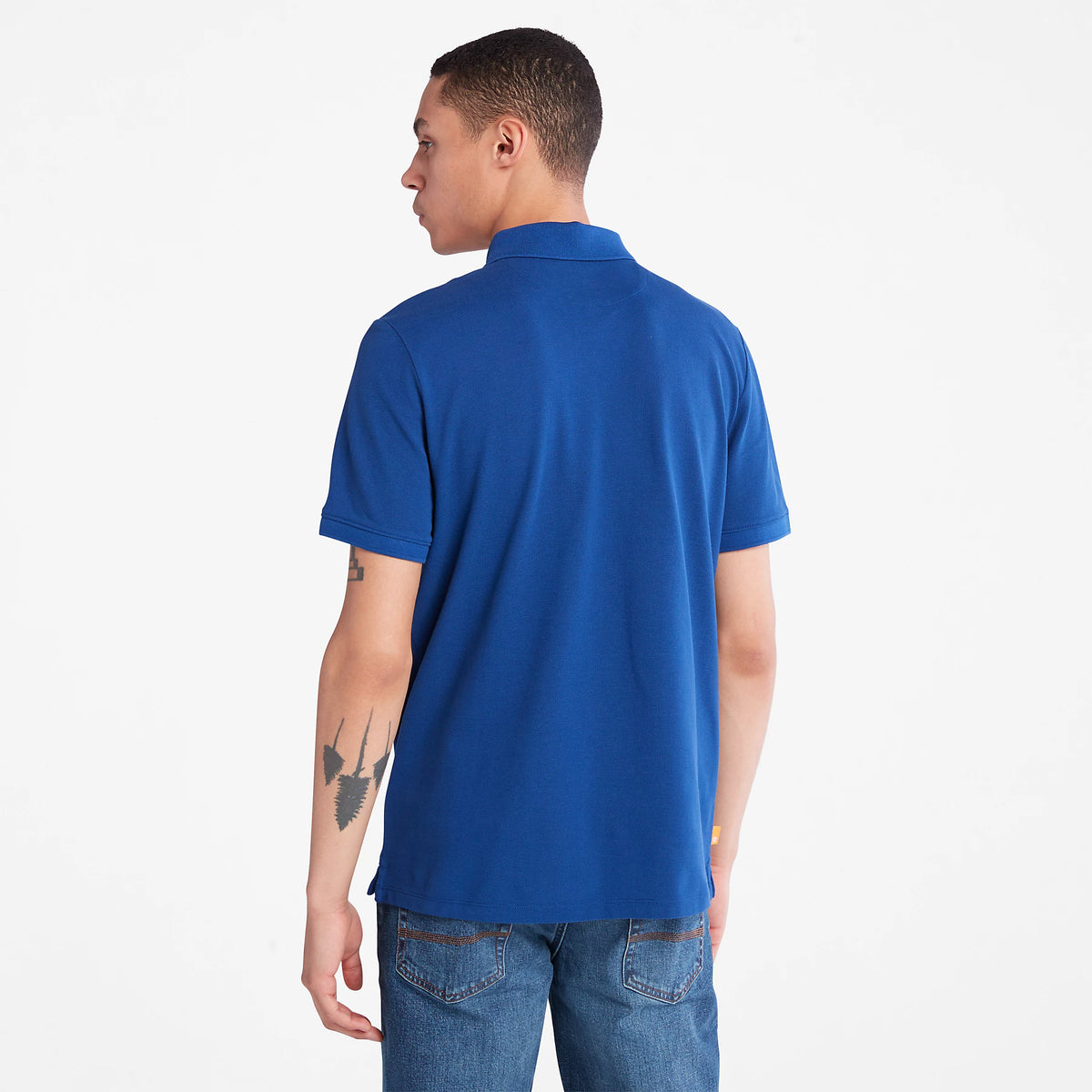 Timberland Mens Millers River Pique Polo T-Shirt - Short Sleeved, 02, Tb0A26N4, #colour_Bellwether Blue