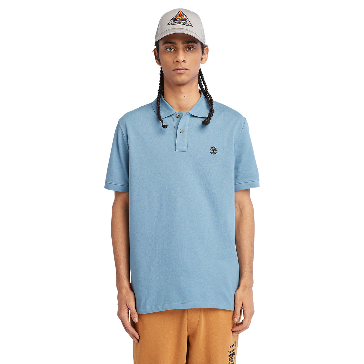 Timberland Mens Millers River Pique Polo T-Shirt - Short Sleeved, 01, Tb0A26N4, #colour_Captain's Blue