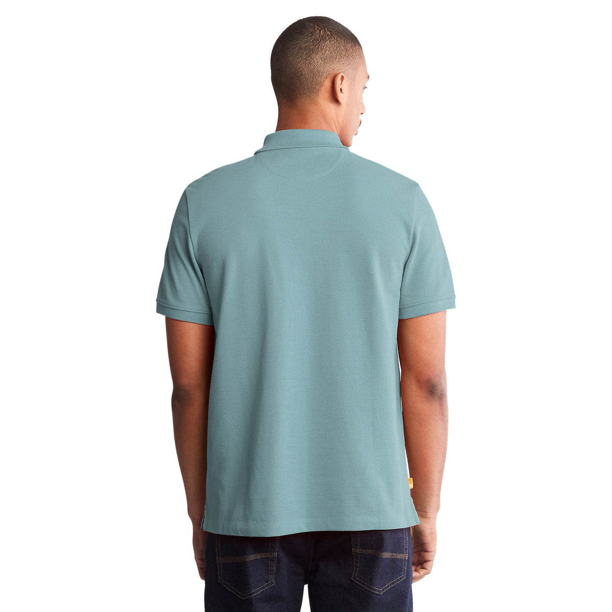 Timberland Mens Millers River Pique Polo T-Shirt - Short Sleeved, 02, Tb0A26N4, #colour_Mineral Blue