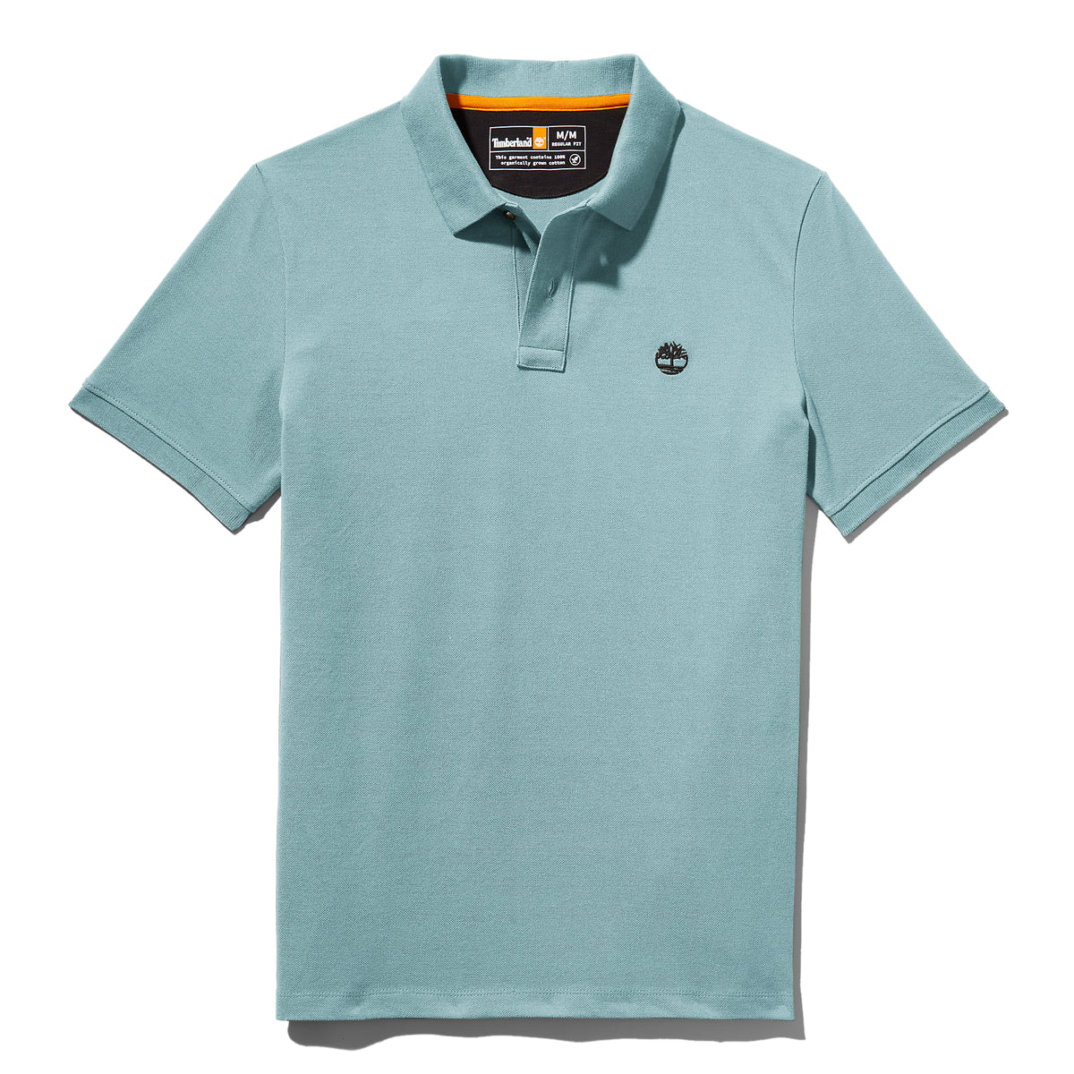 Timberland Mens Millers River Pique Polo T-Shirt - Short Sleeved, 06, Tb0A26N4, #colour_Mineral Blue